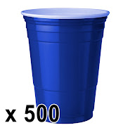 500 Stück Blaue Becher (Blue Cups 16 oz.)